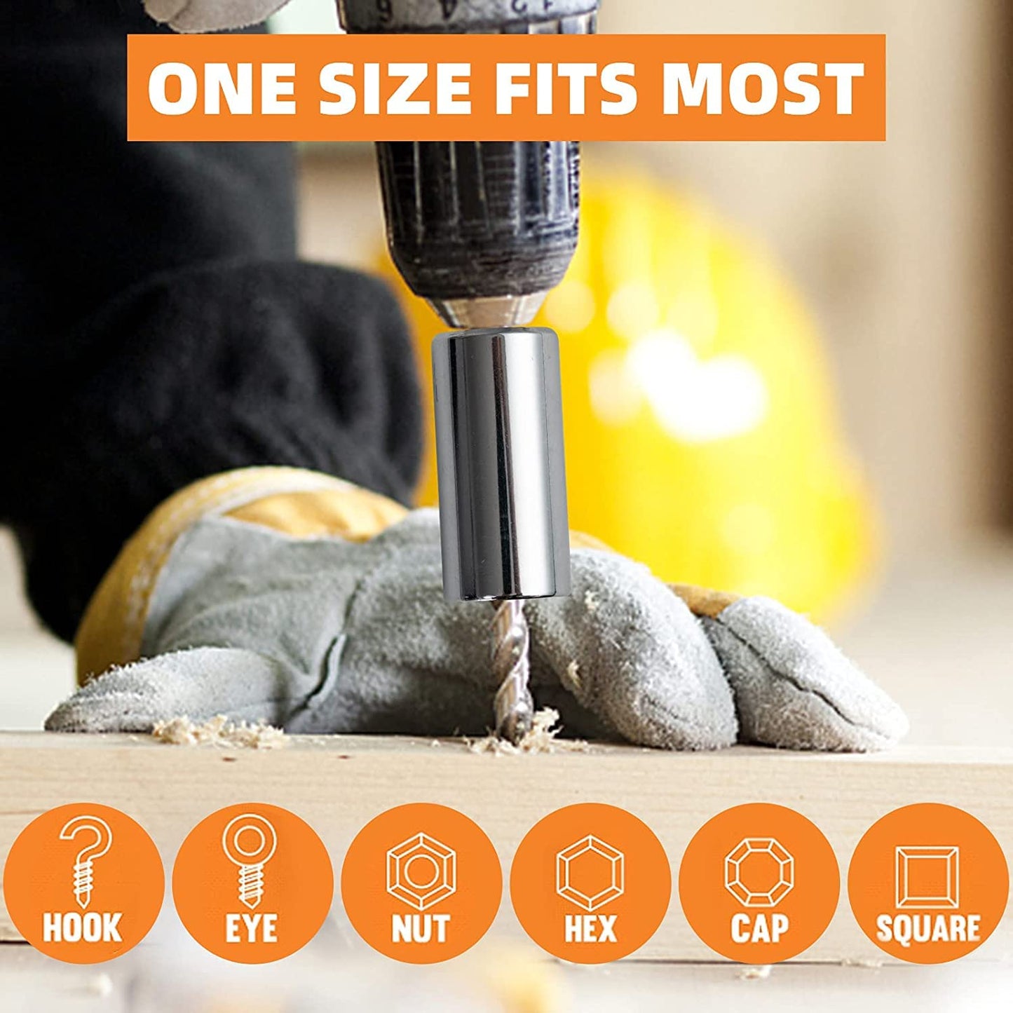 TCCO ENTERPRISE Universal Wrench Socket Tools Multi-Size in One Self Adjustable for Regularity or Irregularity Screw Improvement & Joint for Electric Drill, Flat, Fixed Square and Hex