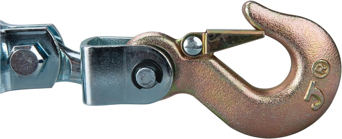 HELLARO 2-Ton Power Hand Winch Puller, Double Gear Winch Puller for Automotive, Construction, Farm, Ranch, Fences Uses